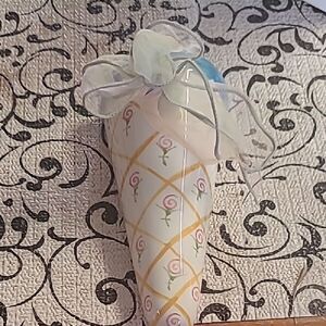 Watercolors Ceramic Bud Vase